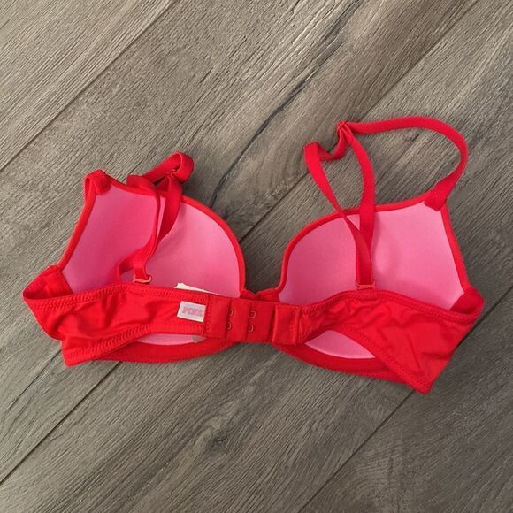 VS Pink red Wear Everywhere Lightly Lined underwire bra - Picture 4 of 10